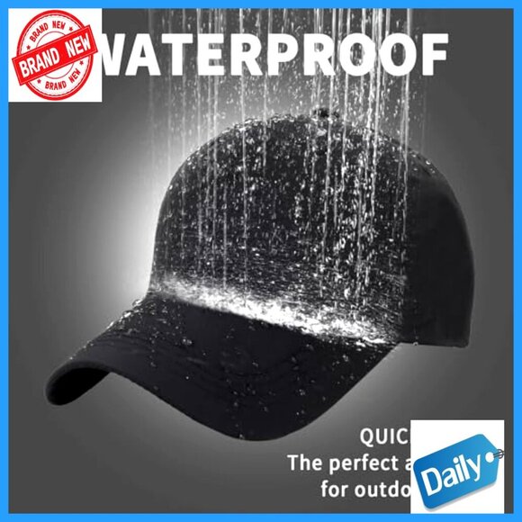 Quick Drying Baseball Cap UPF50+ Waterproof Lightweight Adjustable Unisex